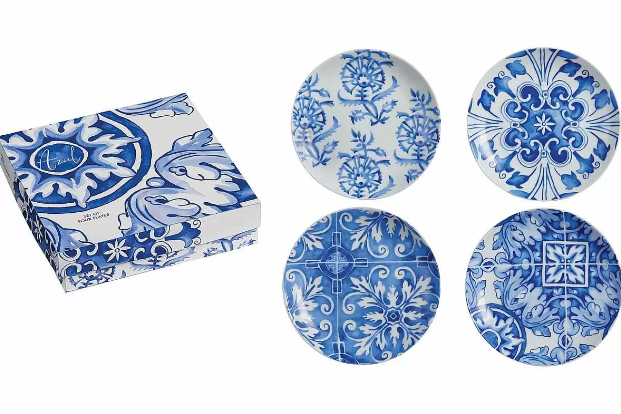 Best Azul Appetizer Plates S/4 Plates