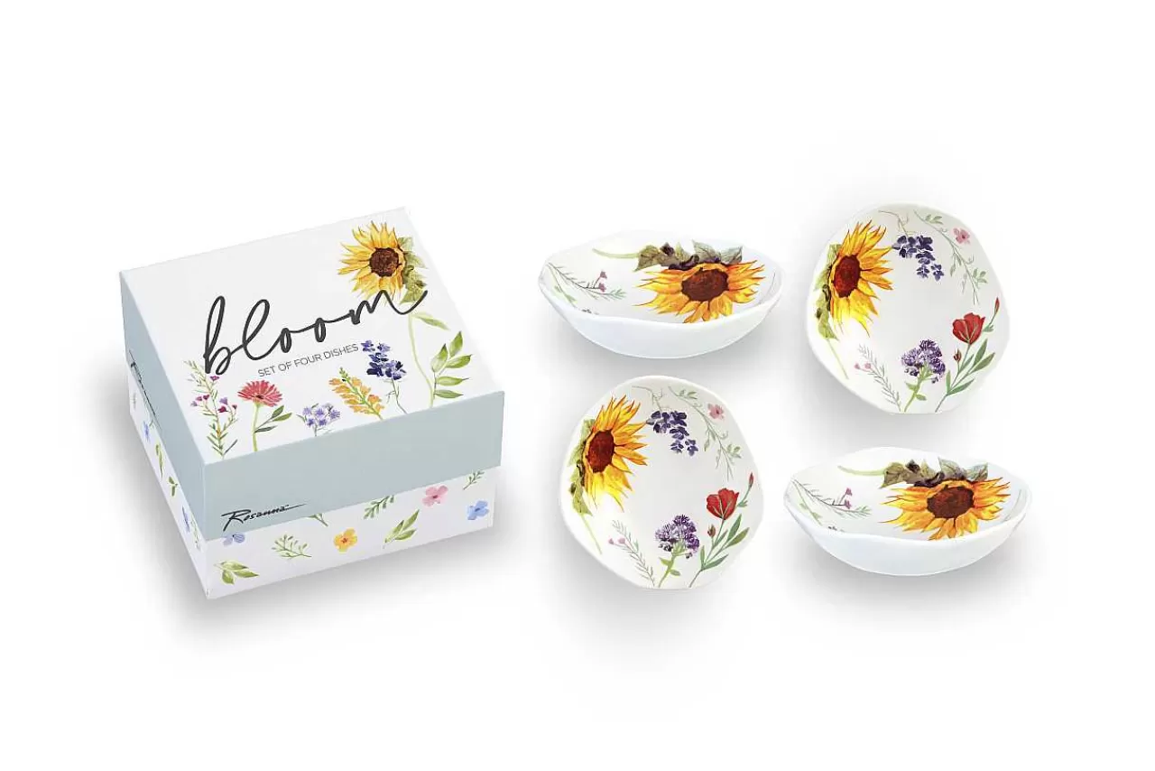 New Bloom Dipping Dish S/4 Dipping & Condiment Serveware