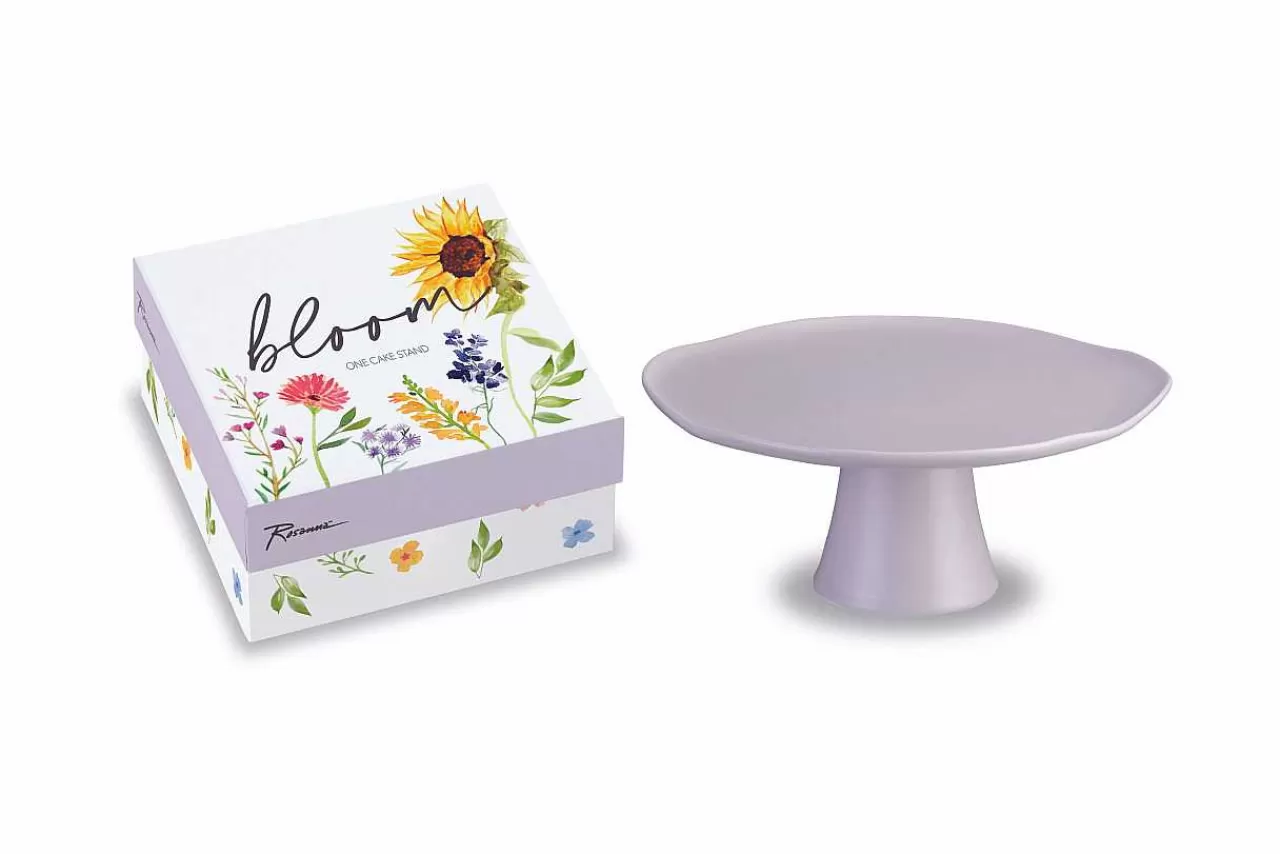 Outlet Bloom Pedestal Large Lavender Cake Stands