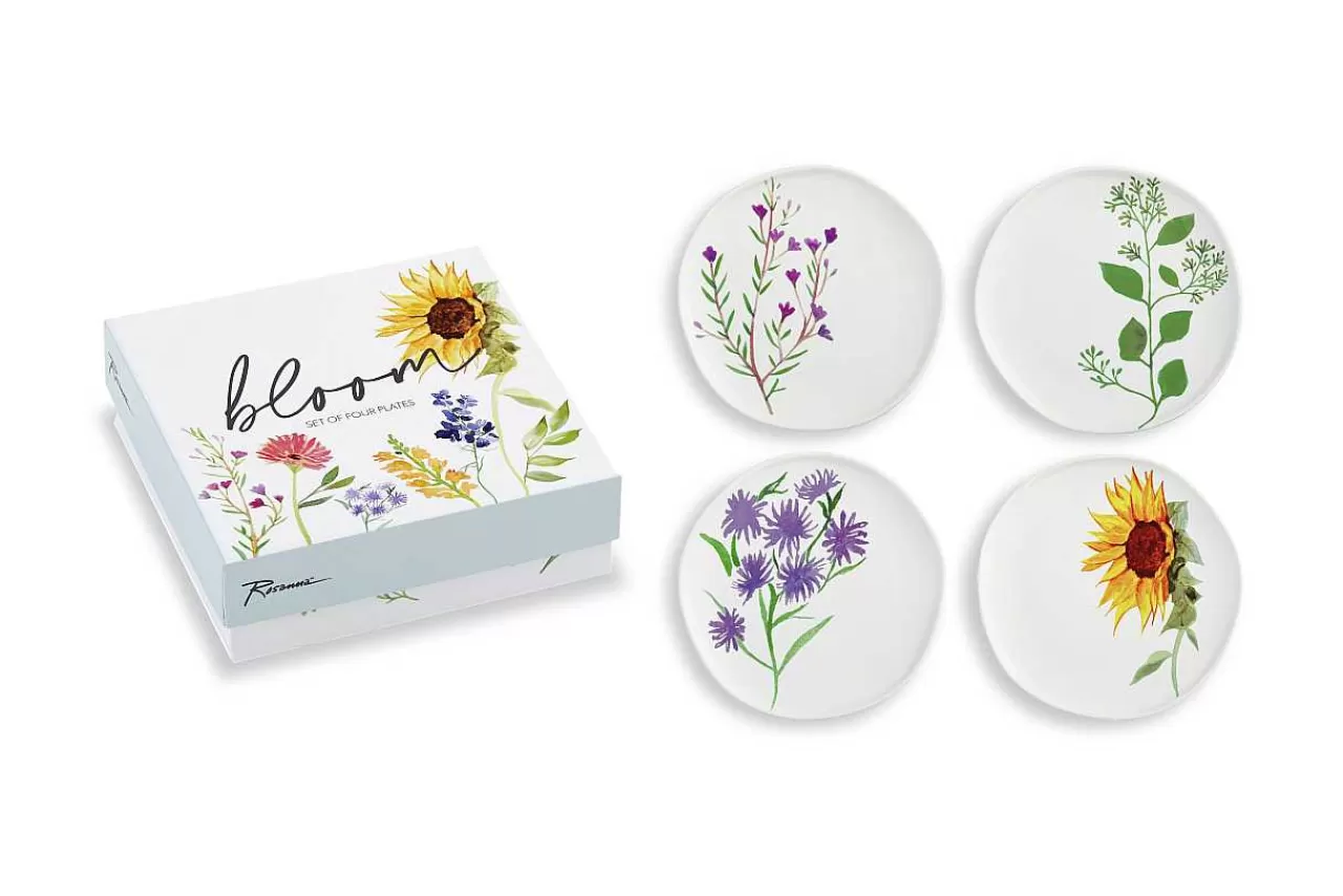 Flash Sale Bloom Plates S/4 Plates