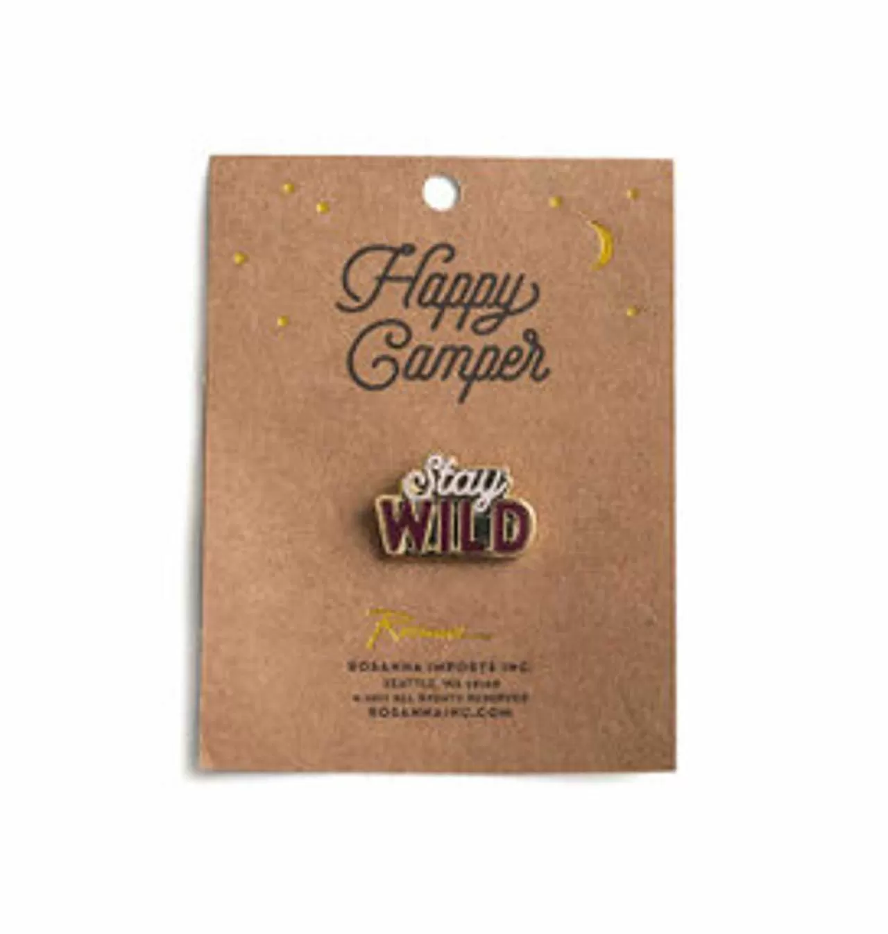 Discount Happy Camper Pin Stay Wild Pins