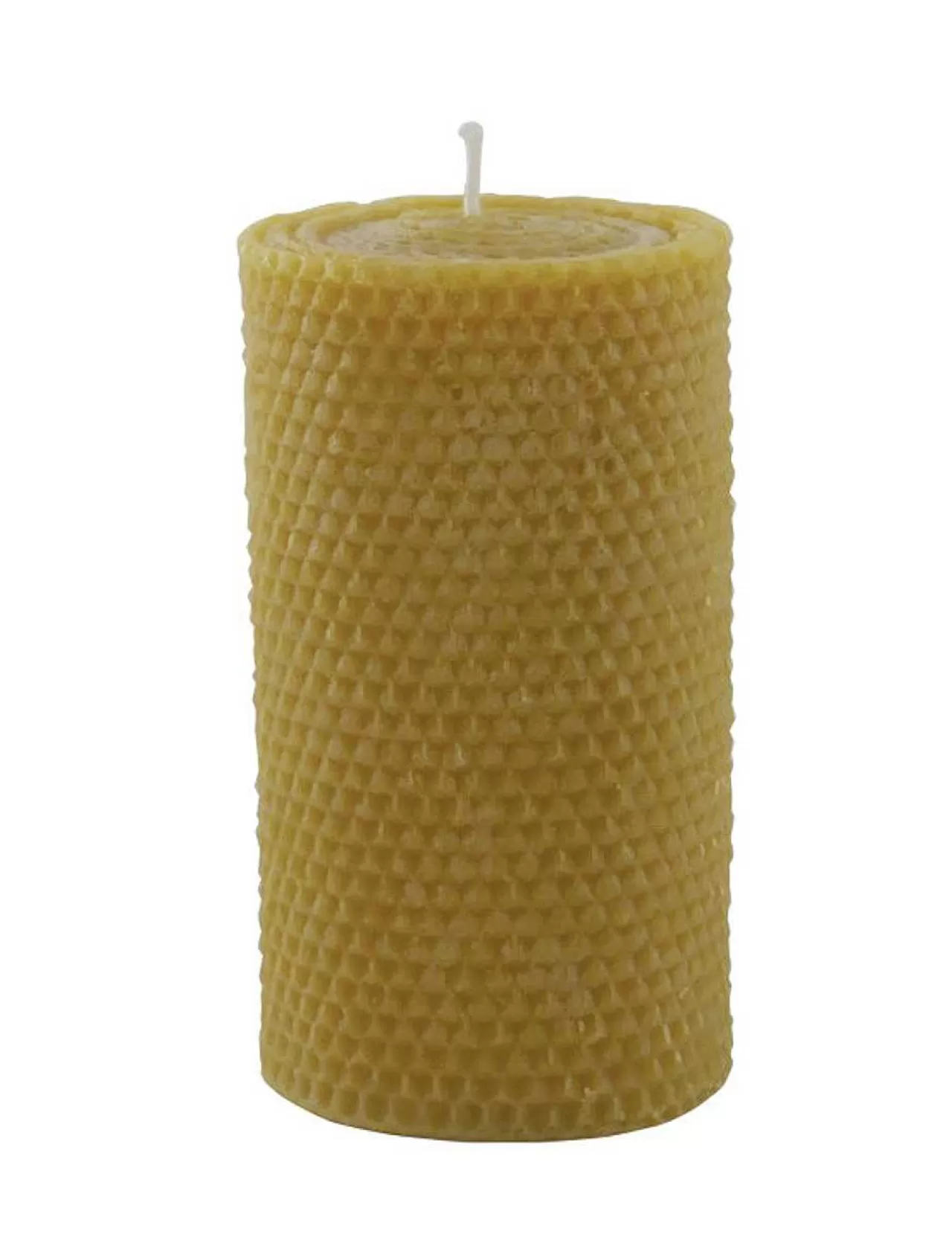 New Home Of The Brave Beeswax Candle Rolled Look Pillar Candles