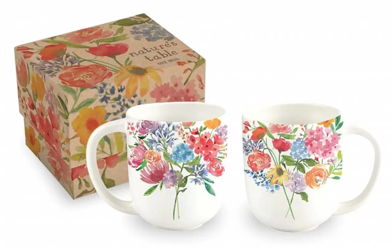 New Nature'S Table Mug Floral Mugs