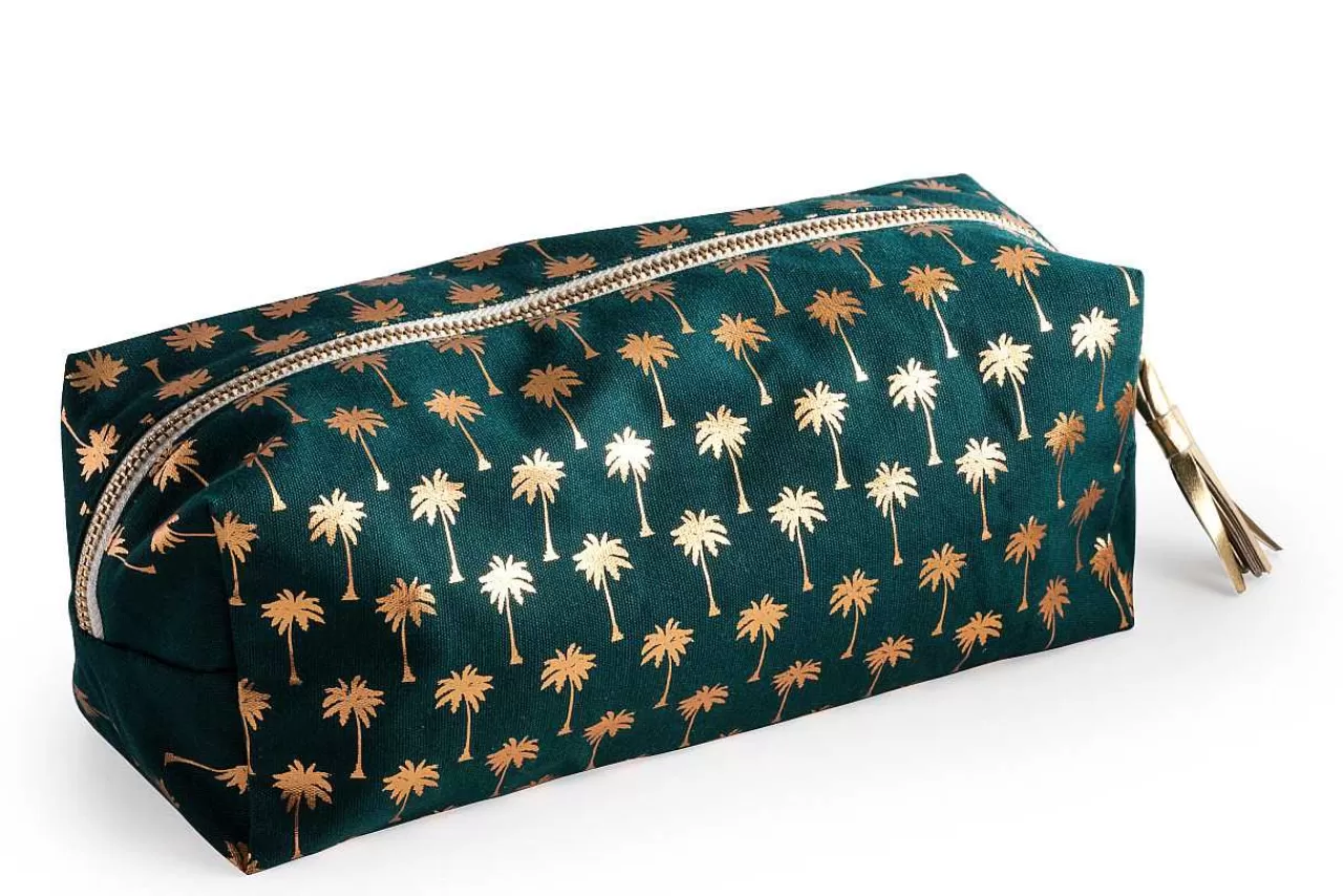 Cheap Paradise Cosmetic Bag Palm Tree Cosmetic Bags