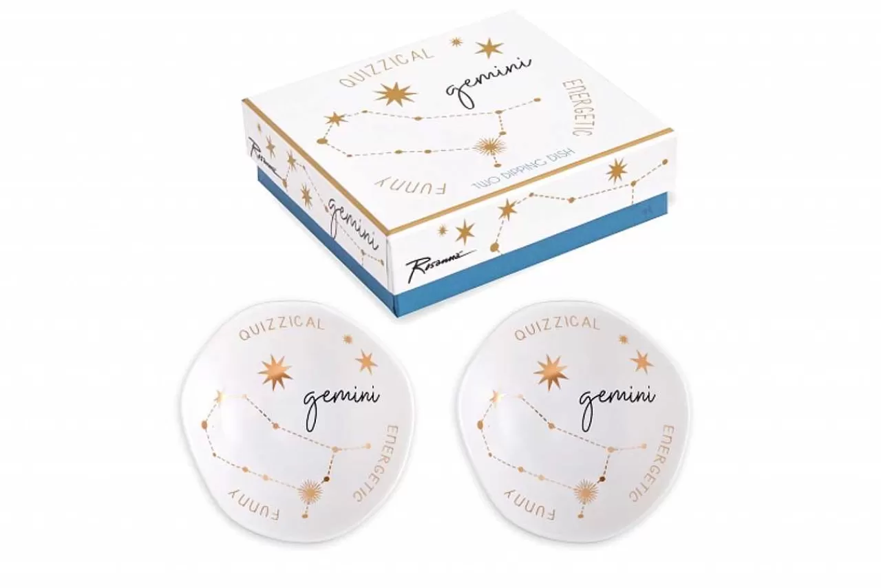 New Stardust Dish Gemini S/2 Dipping & Condiment Serveware