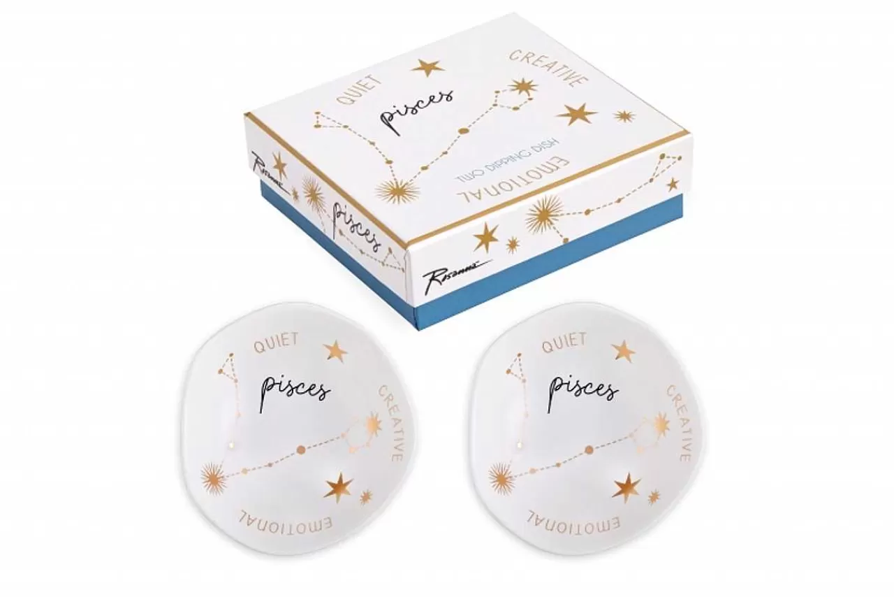 Best Stardust Dish Pisces S/2 Dipping & Condiment Serveware